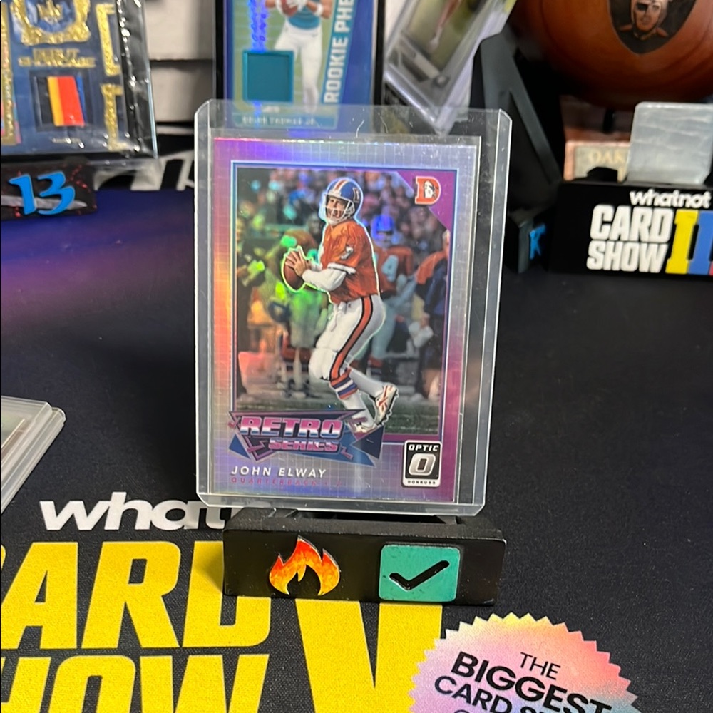 Russ Optic Retro Series Football Card - Purple